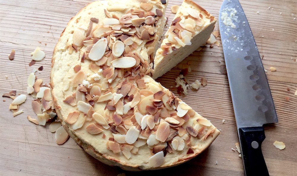 lemon, almond, ricotta cake