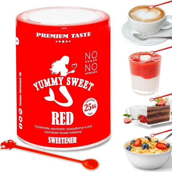 Yummy Sweet 150g sweetener – sugar-free, ideal for weight loss and diabetics, no aftertaste, aspartame-free, sold in the UK.